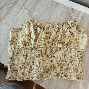 pacsun yellow boutique summer top